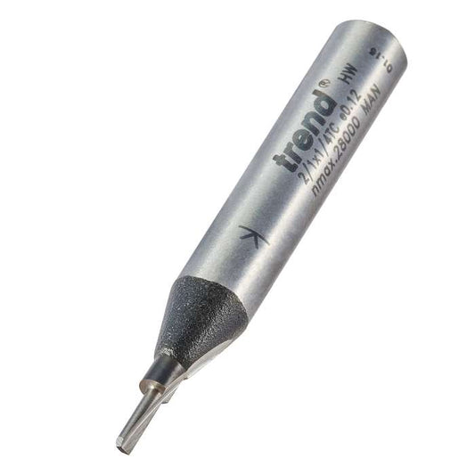 TREND 2/1X1/4TC SINGLE FLUTE CUTTER 1.6MM DIA. X 5MM CUT