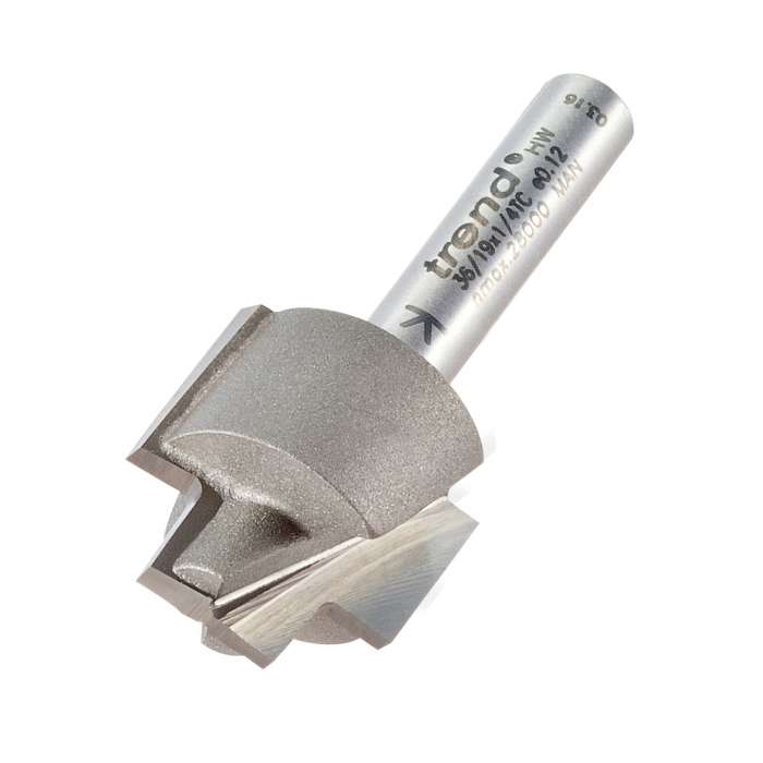 TREND 36/19X1/4TC 19mm Rebater 6mm/13mm cut