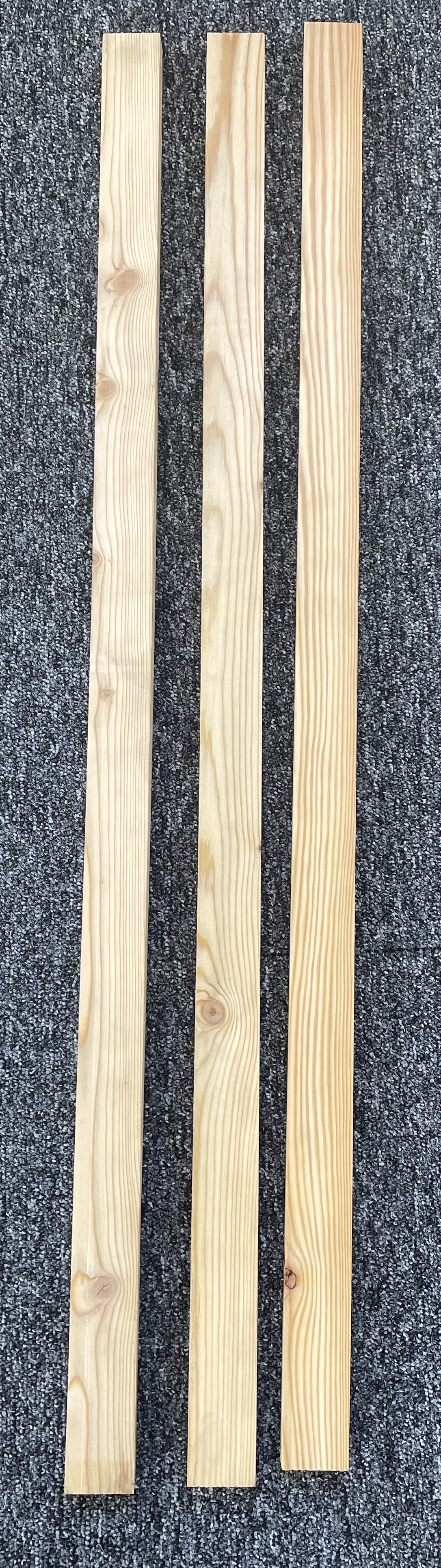 Siberian Larch Fencing Battens | Slats | Boards - PAR, Square Edge, Kiln Dried