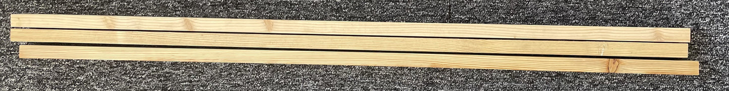 Siberian Larch Fencing Battens | Slats | Boards - PAR, Square Edge, Kiln Dried