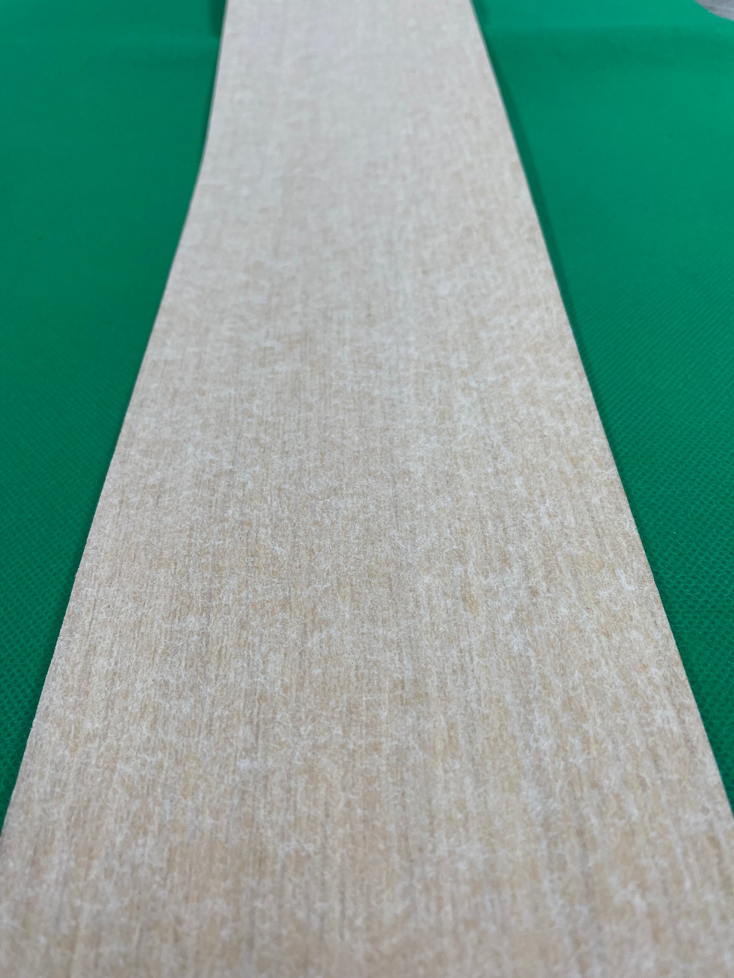 105mm White Oak Finger Jointed Veneer Wrap, 0.3mm Thick, Fleece Back