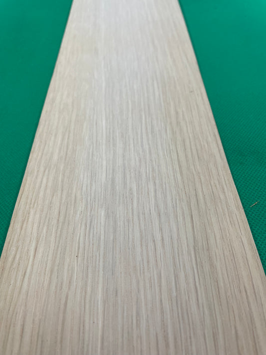 105mm White Oak Finger Jointed Veneer Wrap, 0.3mm Thick, Fleece Back