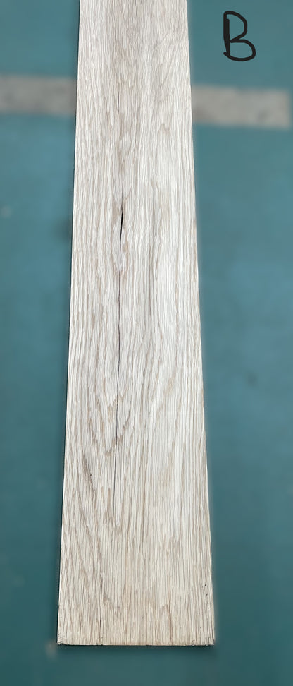 Rustic American White Oak Boards - Strong Character 17mm x 185mm x 2.45m