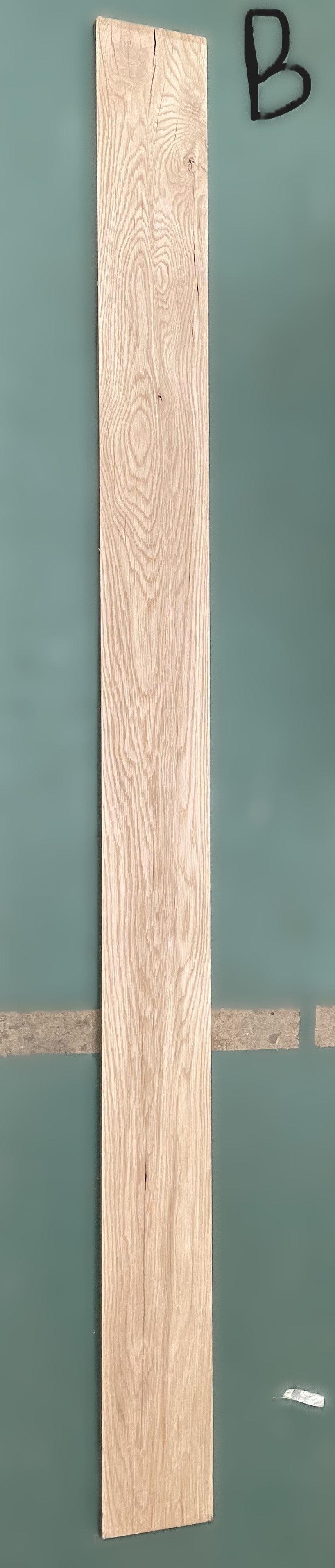 Rustic American White Oak Boards - Strong Character 17mm x 185mm x 2.45m