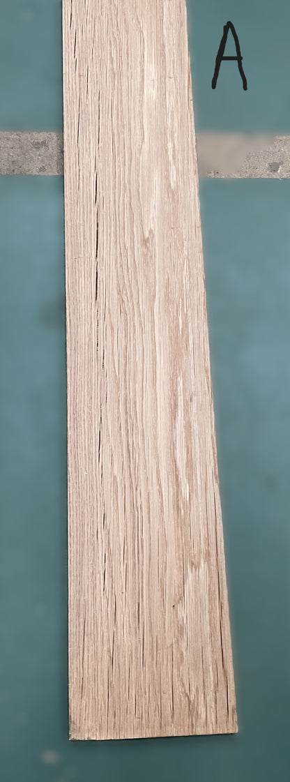 Rustic American White Oak Boards - Strong Character 17mm x 185mm x 2.45m