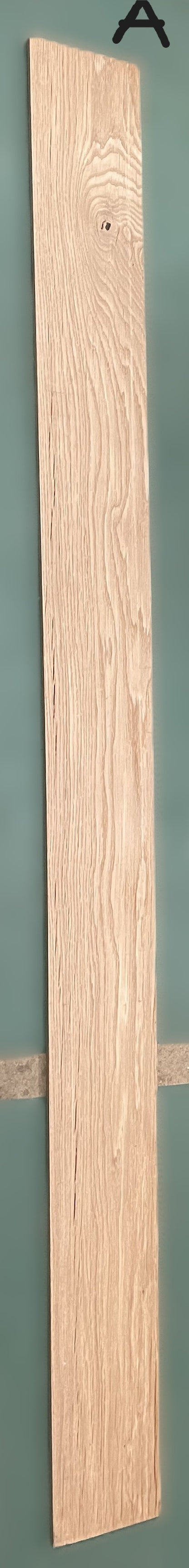 Rustic American White Oak Boards - Strong Character 17mm x 185mm x 2.45m