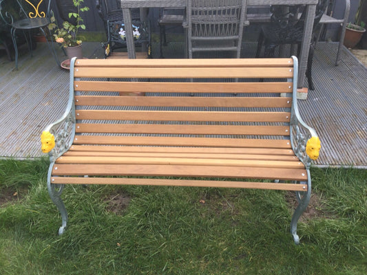 Rounded Iroko Hardwood Bench Slats - Teak Alternative