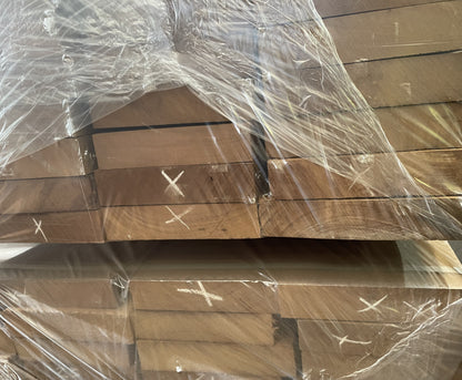 Iroko | Kiln Dried | Square Edge | Pack Timber - 50mm x 230mm x 1.2m | Ref - 2750556/7