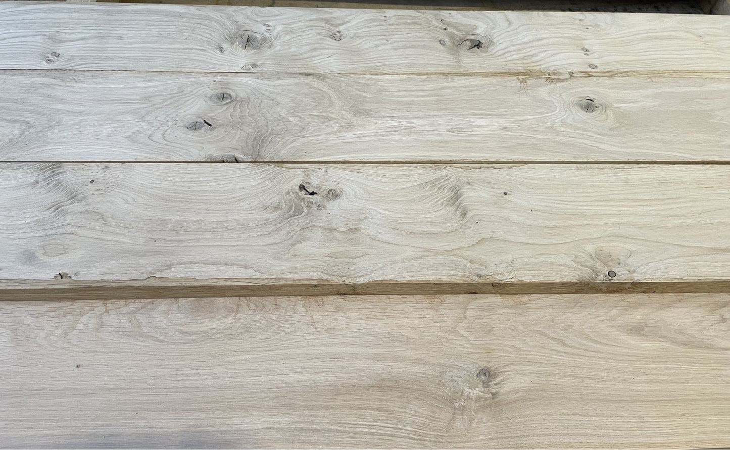 European Oak Character Grade Square Edge Kiln Dried Strips