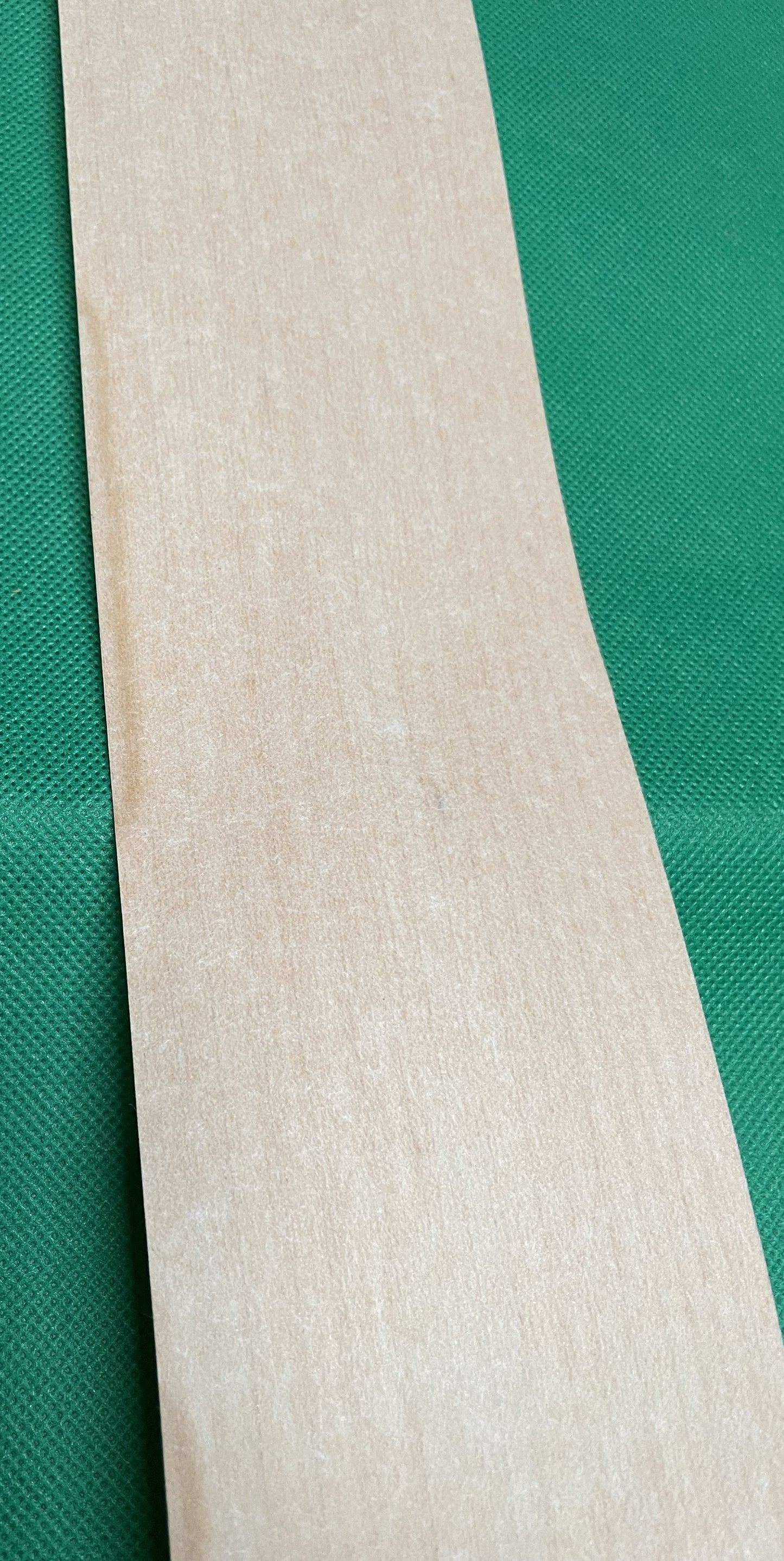 80mm Wide Maple Finger Jointed Veneer, 0.3mm Thick, Fleece Back