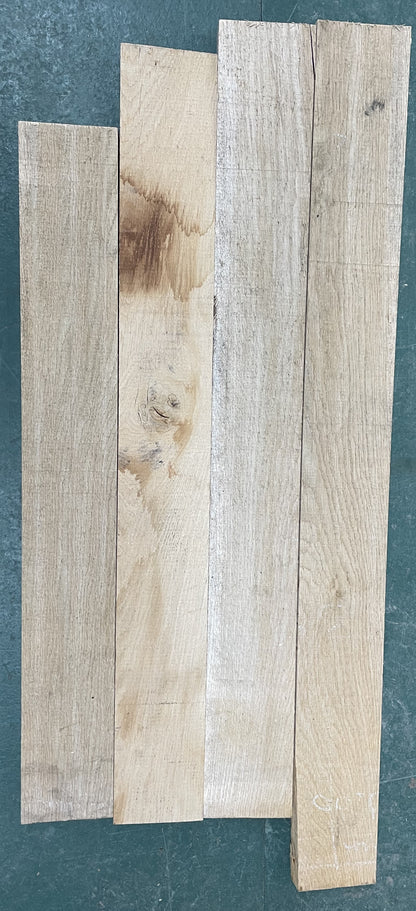 European Prime Oak Timber Boards Bundle - 27mm x 110mm x 820mm - 1.04m - OFFCUT148