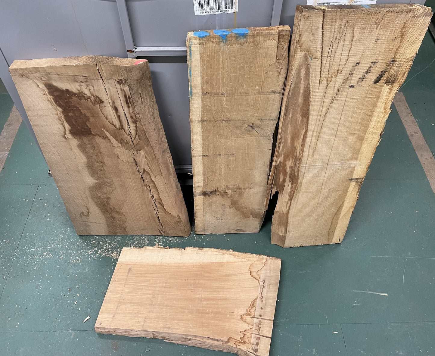 Bundle of 4 Character European Oak Boards