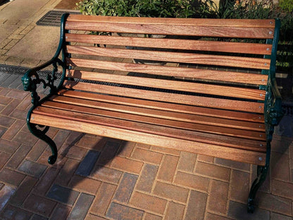 Rounded Sapele Hardwood Bench Slat Mahogany Alternative