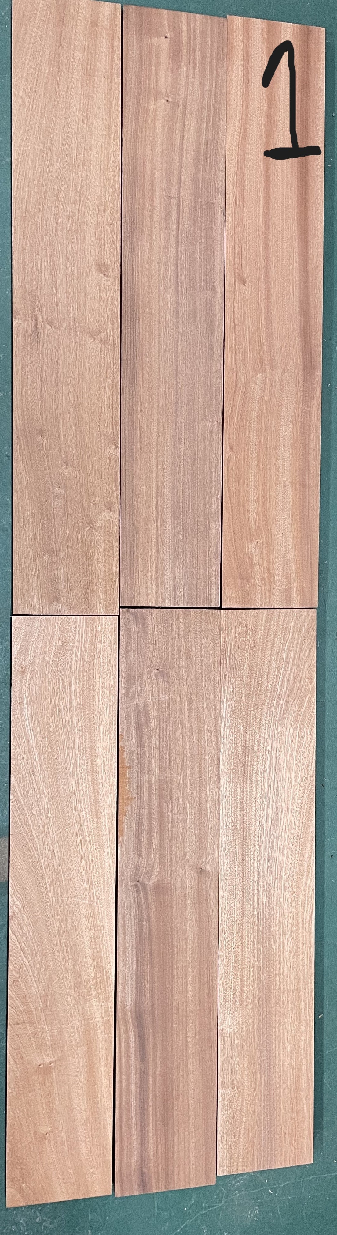 Sapele PAR Timber Boards - 30mm x 160mm x 410mm to 900mm