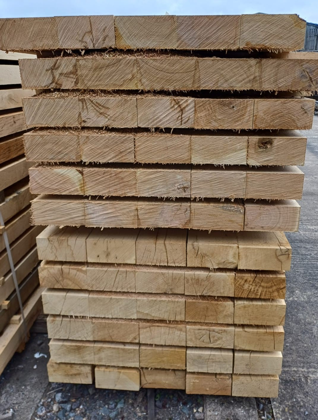 Premium French Oak Sleepers (Quercus robur)
