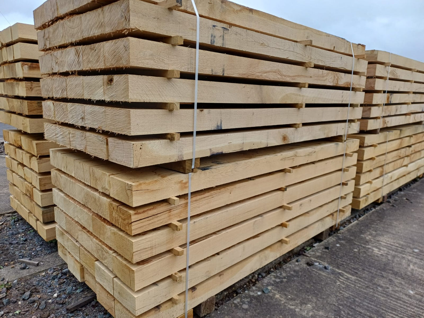 Premium French Oak Sleepers (Quercus robur)