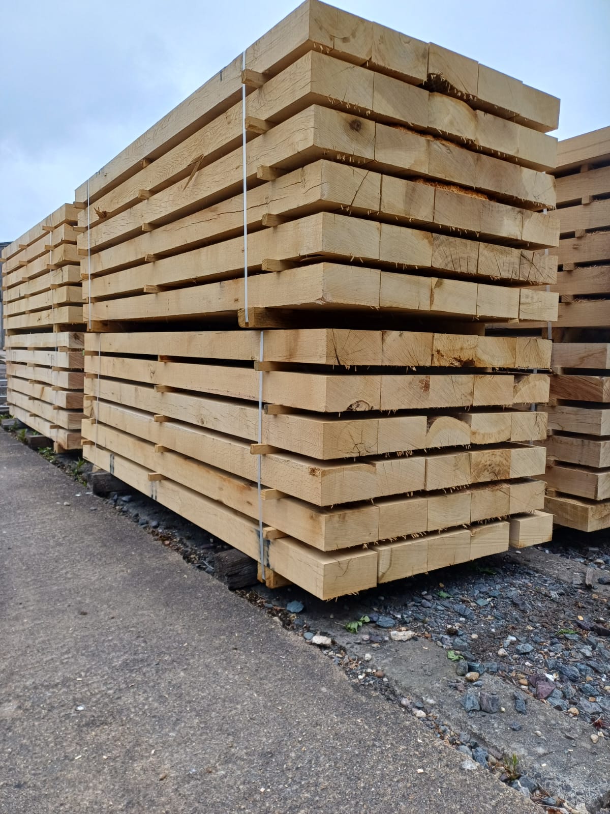 Premium French Oak Sleepers (Quercus robur)