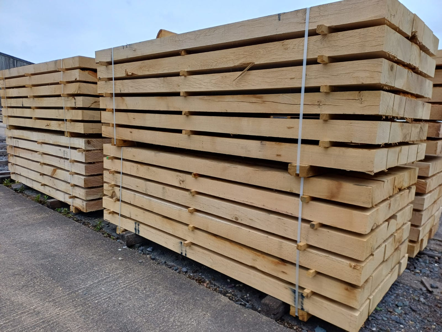 Premium French Oak Sleepers (Quercus robur)
