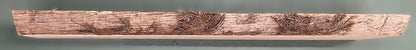 Rustic Oak Live Edge Shelf - 40mm x 120mm to 160mm x 760mm